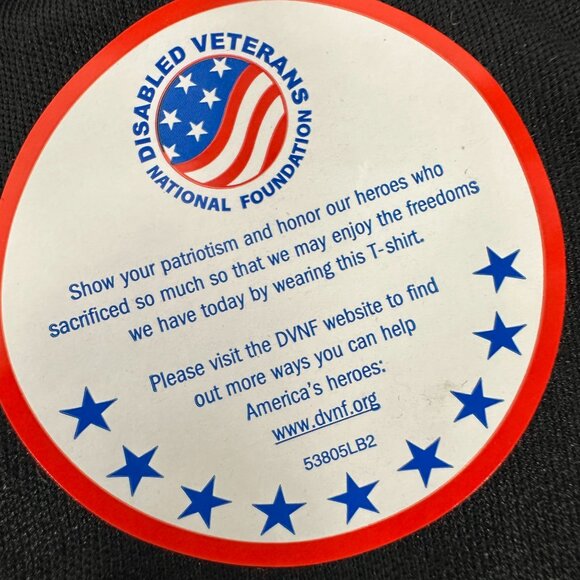 God Bless America T-Shirt - Large - Disabled Veterans National Foundation - Picture 4 of 6